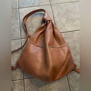 Vintage GROOM Paris Leather Backpack/sling bag/ purse